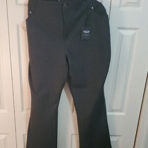 Simply Vera Vera Wang Distressed Black Boot Cut Pants